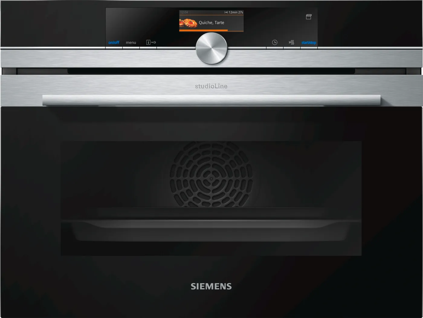 iQ700 Siemens combi stoom oven 45 x 60 cm Zwart