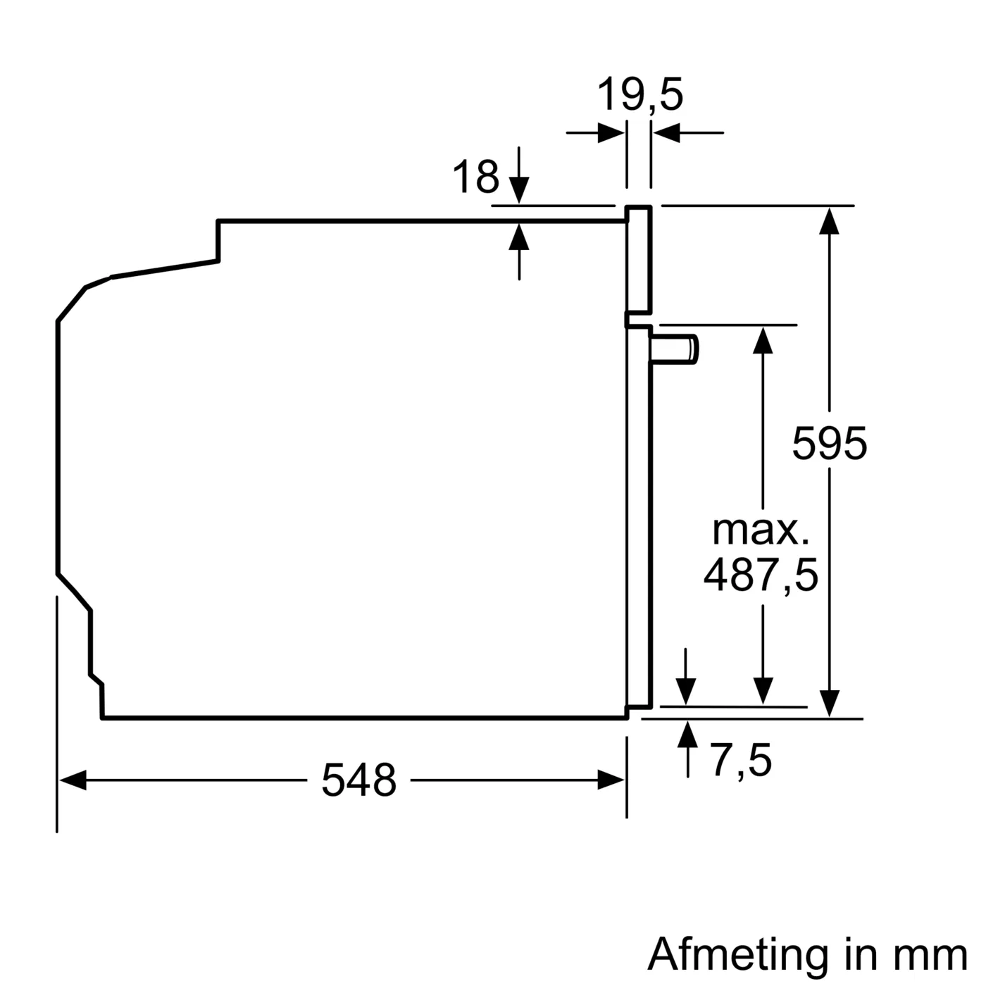 Serie 8 Bosch AccentLine combi magnetron oven 60 x 60 cm RVS - Afbeelding 3