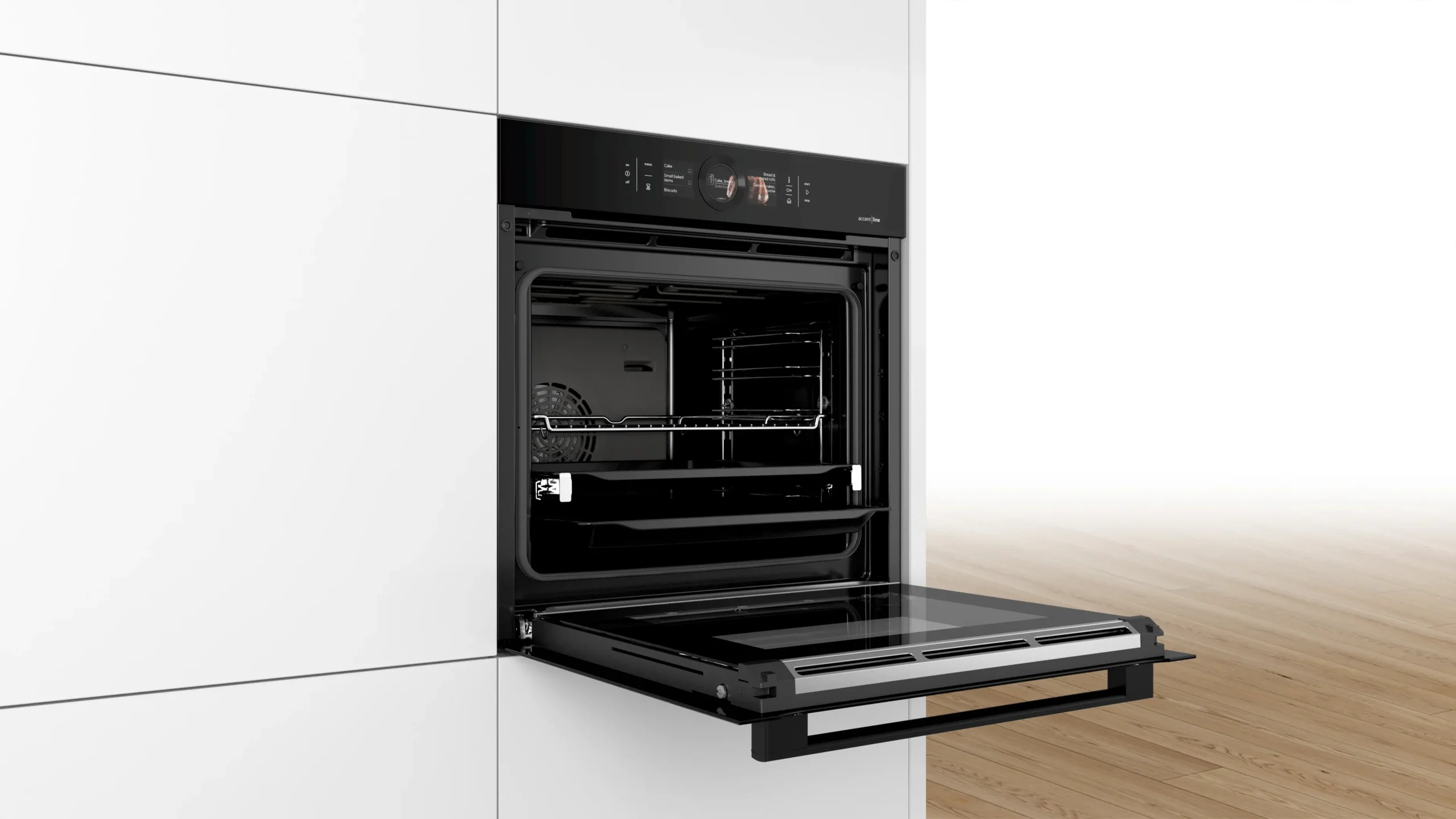 Serie 8 Bosch Accentline combi stoom oven 60 x 60 cm Carbon Black - Afbeelding 2